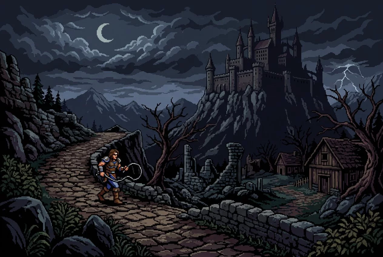 Castlevania III Dendy Gothic