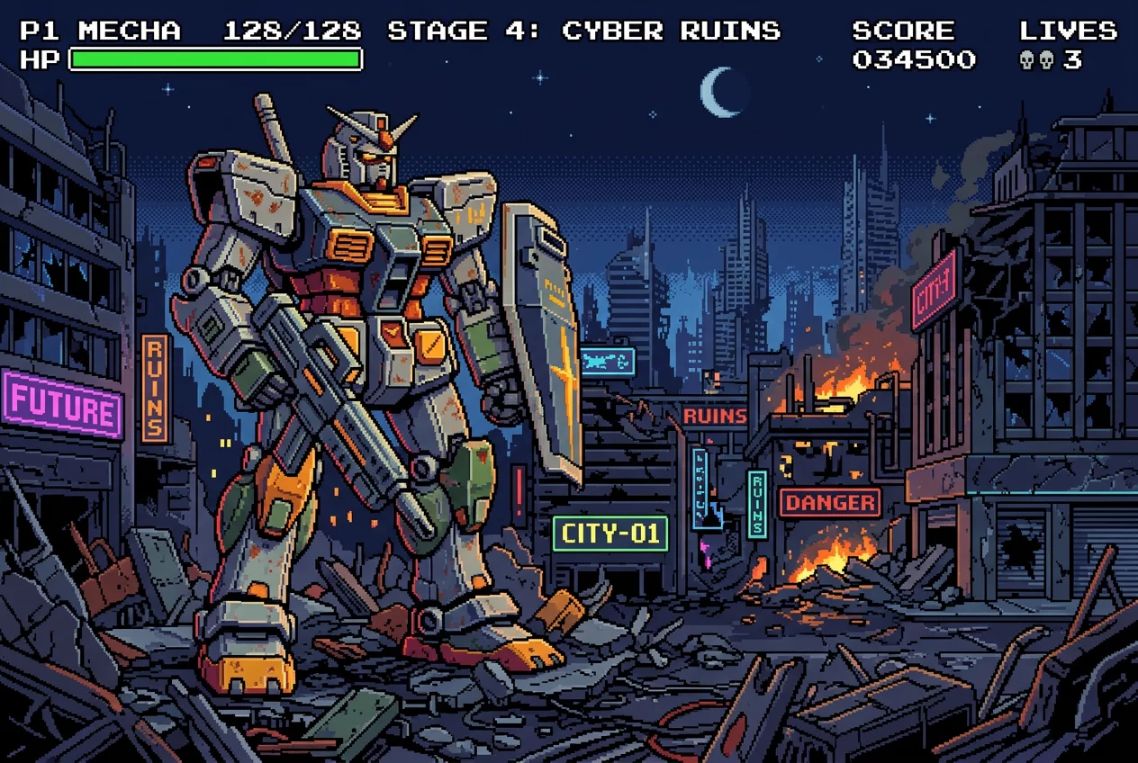 Cyber Metal 8-bit