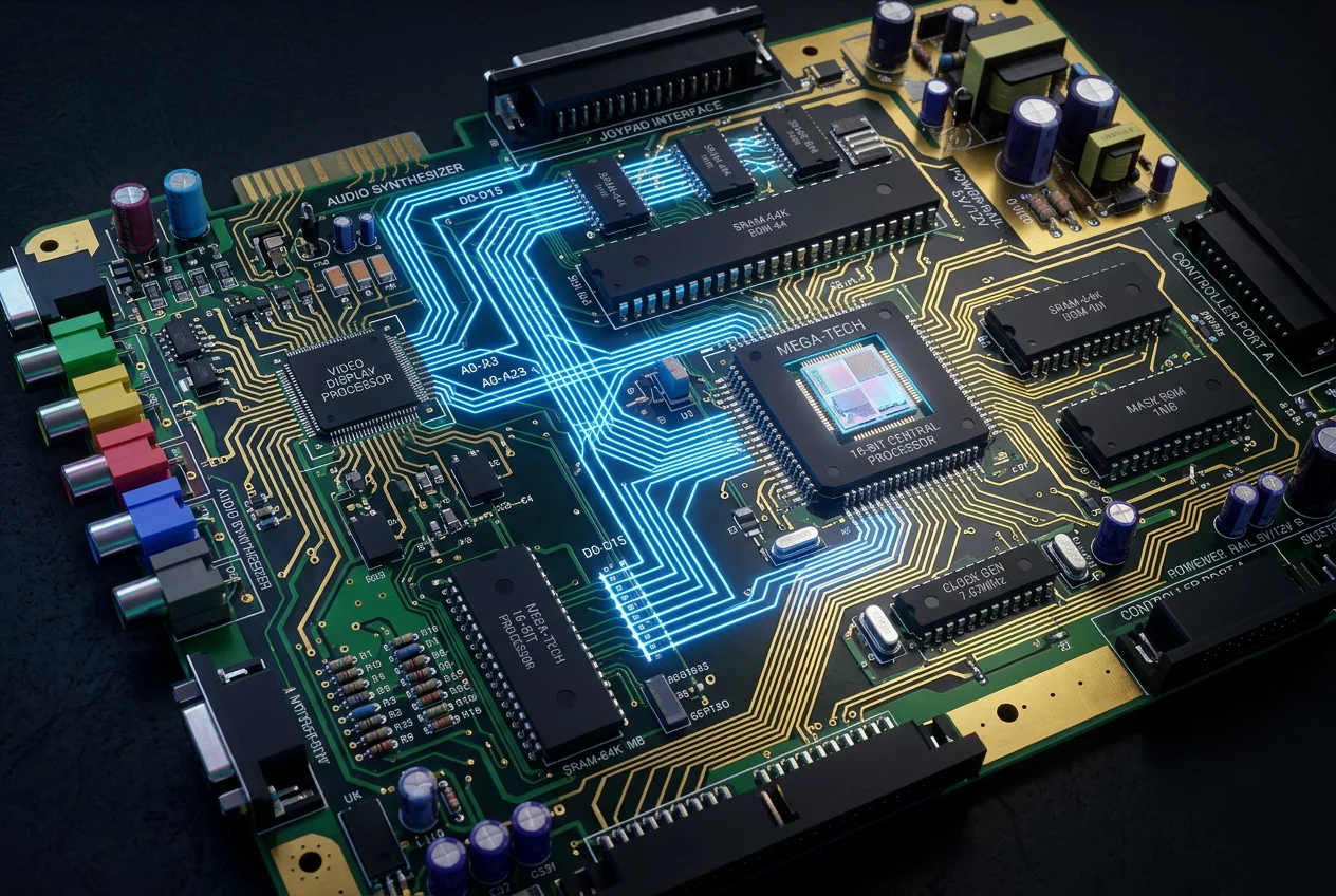 Golden Fantasy Sega hardware schematic