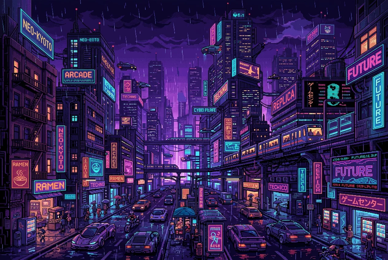 Futuristic Cityscape Environment