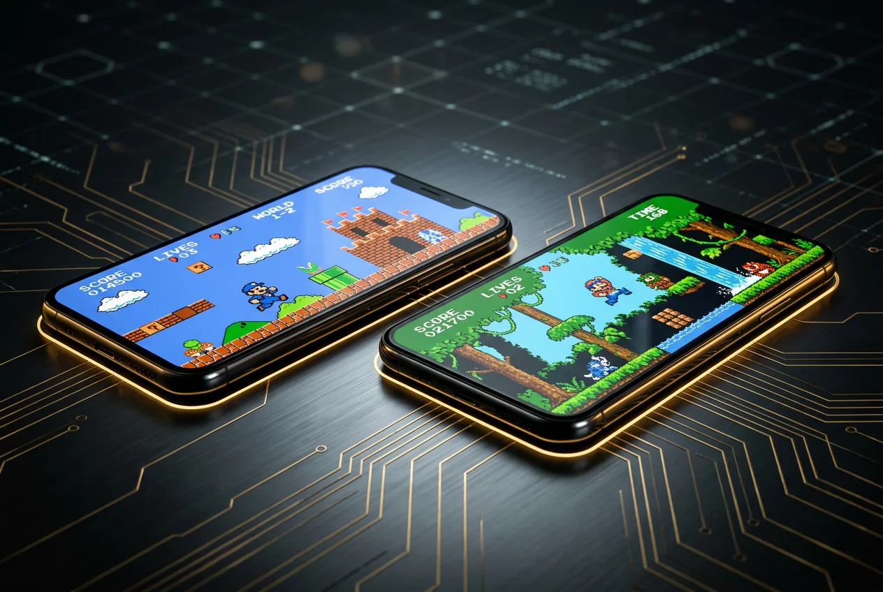 Classic 8-bit gaming on modern hardware